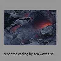 repeated cooling by sea waves shows fascinating breakouts